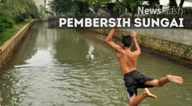 Saling klaim dua bakal calon Gubenur DKI tentang siapa  yang membersihkan sungai di Jakarta