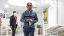 Menteri Pemuda dan Olahraga (Menpora) RI, Zainudin Amali, kembali melakukan pertemuan dengan beberapa perwakilan klub Liga 2 Indonesia 2022-2023 di Gedung Kemenpora, Senin (30/1/2023). Selain itu, Menpora juga mengatakan bahwa dalam pertemuan tadi, beberapa klub Liga 2 menyampaikan harapannya agar pemerintah bisa membantu mengawal kelanjutan kompetisi. (Liputan6.com/Angga Yuniar)