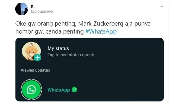 7 Curhatan Netizen Soal Status dari WhatsAppa Ini Bikin Tepuk Jidat