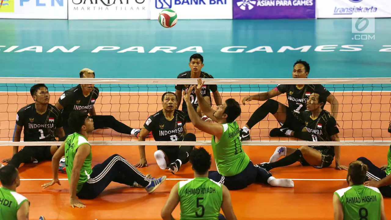 Tim Voli Duduk Putra Indonesia Tumbang dari Iraq