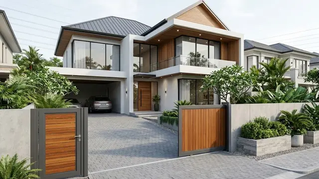 Pagar Sliding Minimalis Premium