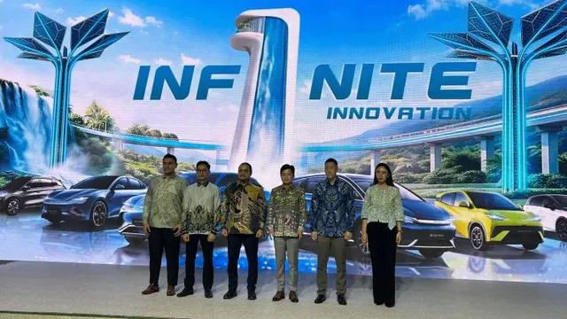Dominasi Pasar EV, BYD Pamer Teknologi NEV Canggih di IIMS 2026 (Arief A/Liputan6.com)