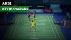 Ganda putra Indonesia, Kevin Sanjaya / Marcus Gideon menutup tahun 2017 dengan menjuarai BWF Dubai Super Series Finals.