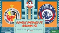 Shopee Liga 1 - Semen Padang FC Vs Arema FC (Bola.com/Adreanus Titus)