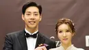 Beberapa selebriti seperti Jooyeon, Dasom, Lizzy After School, dan Serri Dal Shabet terlihat di pernikahan Jung Ah dan Jung Chang Young. (Foto: soompi.com)