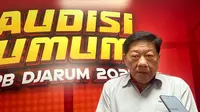 Ketua PB Djarum sekaligus Program Director Bakti Olahraga Djarum Foundation, Yoppy Rosimin, di GOR Djarum, Kudus, Rabu (10/9/2025). (Bola.com/Yus Mei Sawitri)