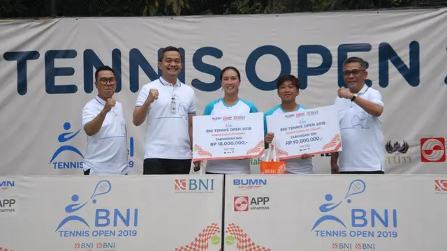 Petenis Unggulan Berjaya di Turnamen BNI Tennis Open 2019