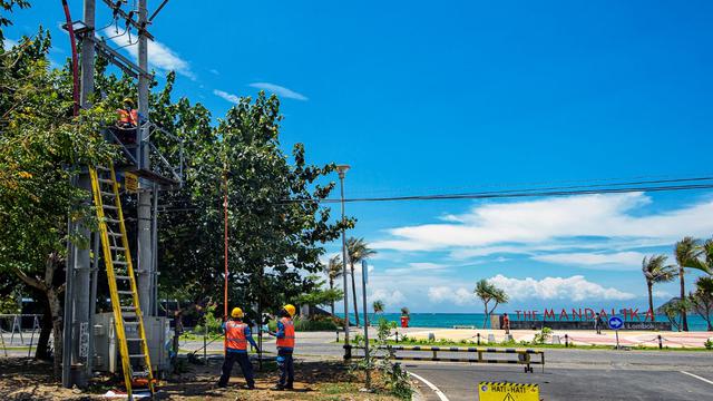 PT PLN tengah bersiap mengalirkan listrik ke gelaran World Superbike di Mandalika. Foto: PLN