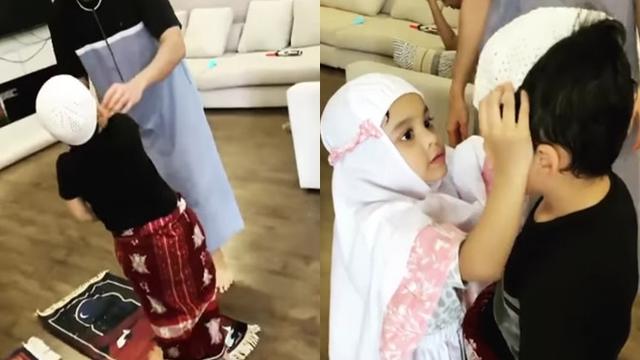 Masih Kecil, Ini Potret Gemas 5 Anak Selebriti Saat Belajar Sholat