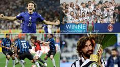 Berikut perjalanan karier dan prestasi yang pernah diraih gelandang terbaik asal Italia, Andrea Pirlo. Mulai dari Trofi Serie A, Liga Champions hingga Piala Dunia. (Foto-foto Kolase AFP)