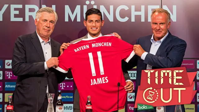 VIDEO: James Rodriguez Warisi Nomor Milik Douglas Costa di Bayern Munchen
