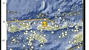 Rentetan Gempa Susulan Guncang NTT