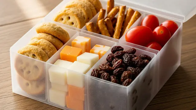 Snack box dengan mika (Image by Gemini AI)