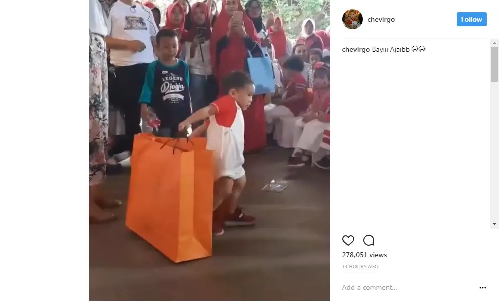 Anak Raffi Ahmad, Rafathar menerima kado besar (Foto: Instagram)
