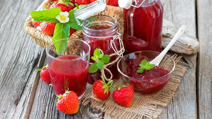 selai strawberry/stroberi