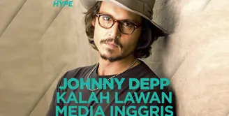 Johnny Depp Kalah Melawan Media Inggris soal Artikel Si Pemukul Istri