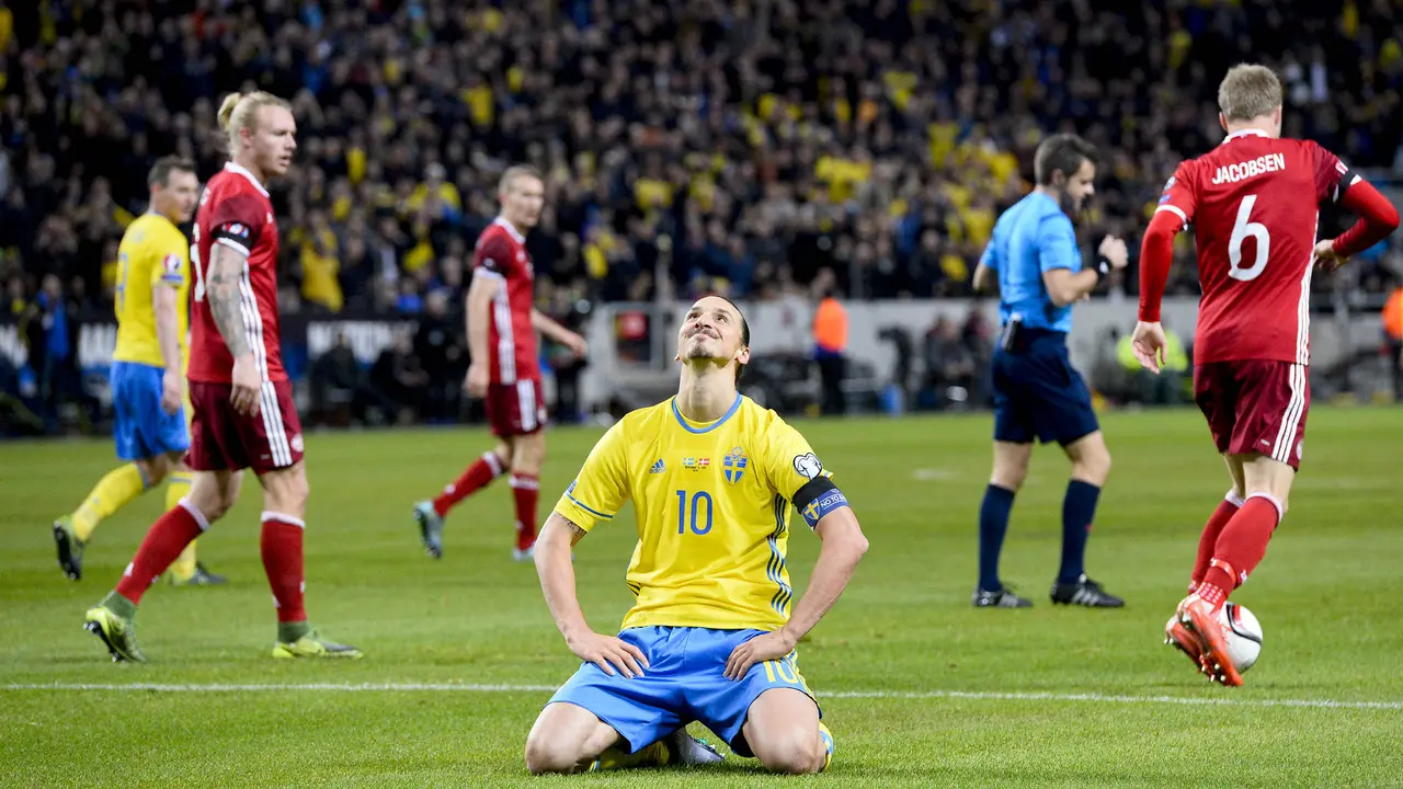 Penyerang Swedia, Zlatan Ibrahimovic