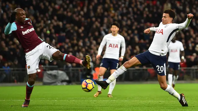 Tottenham Diimbangi West Ham di Wembley Stadium