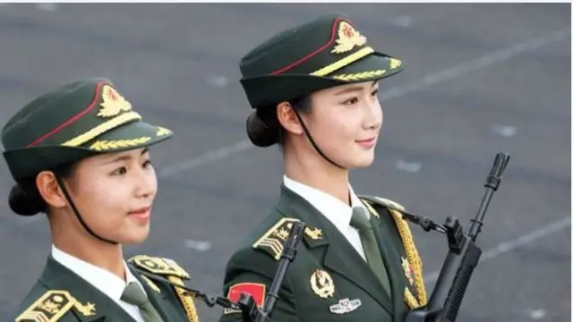 Cantiknya Men Jiahui, Mantan Model yang Jadi Tentara Bikin Gagal Fokus