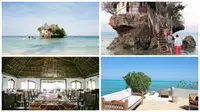 Restoran di Atas Batu Berpemandangan Samudera Indah