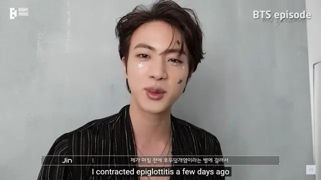 Jin BTS di Behind The Scene The Astronaut.