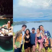 Liburan bersama teman ala selebriti. [Instagram/prillylatuconsina96] [Instagram/jscmila]