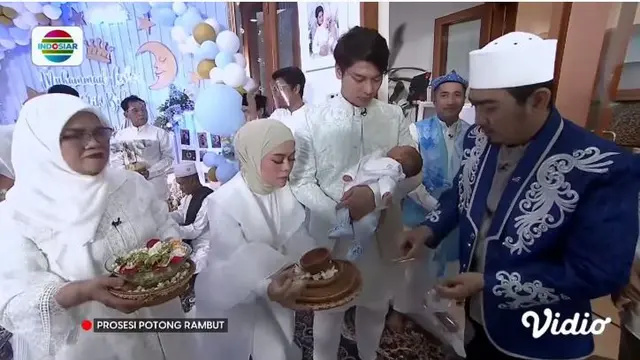 7 Momen Akikah Anak Lesty Kejora dan Rizky Billar, Dihadiri Sejumlah Artis
