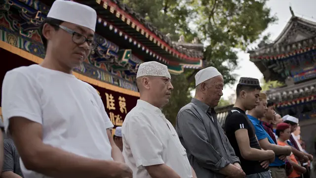 Muslim Cina Rayakan Idul Fitri