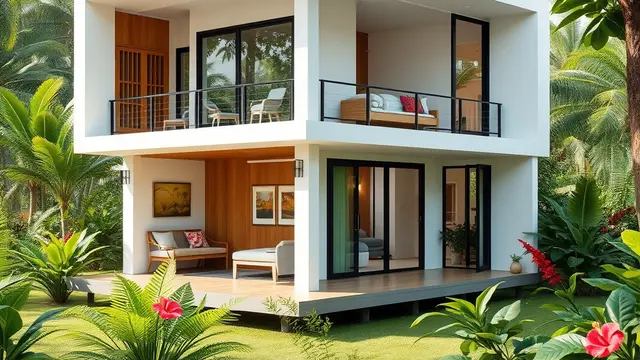 Desain Rumah 3x6 Mezzanine
