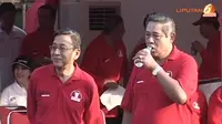 Agus Yudhoyono Pimpin `17 Tough Warriors` Serahkan Bendera ke SBY