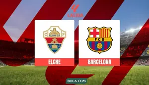 Prediksi Elche Vs Barcelona di Liga Spanyol: Start Positif Jadi Harga Mati