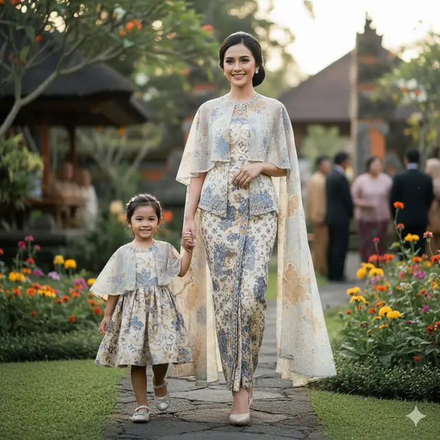 11 Batik Sarimbit Ibu Anak untuk Kondangan, Bikin Penampilan Makin Serasi