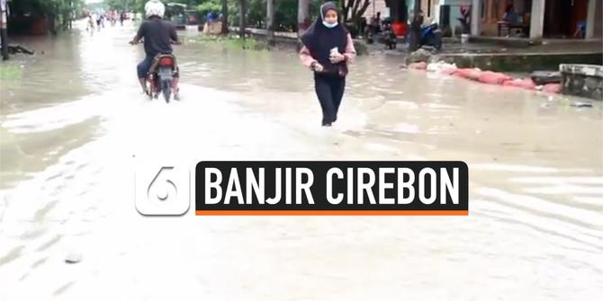 VIDEO: Hujan Deras, Lima Kecamatan di Cirebon Kebanjiran