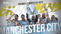 Manchester City juara Premier League 2018-2019. (Bola.com/Dody Iryawan)