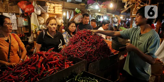 Harga Pangan 14 Juli 2026: Cabai Rawit Merah Tembus Rp 53.950 per Kg
