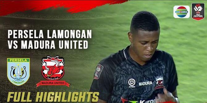 VIDEO: Highlights Piala Menpora 2021, Persela Lamongan Tahan Imbang Madura United 1-1