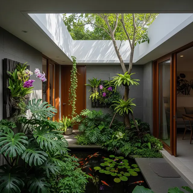 9 Hidden Courtyard untuk Rumah Perkotaan, Solusi Hunian Asri dan Sehat