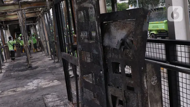Sisa-Sisa Halte TransJakarta di Kawasan Bundaran HI