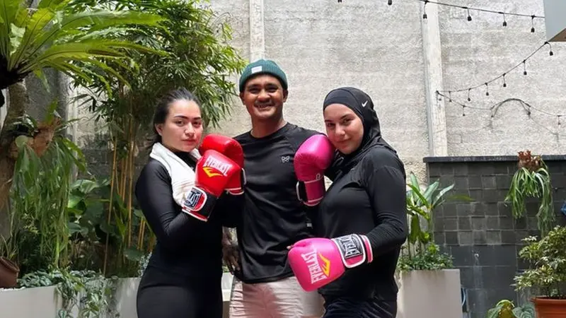 6 Potret Nathalie Holscher dan Irish Bella Seru Latihan Boxing Ini Tuai Sorotan