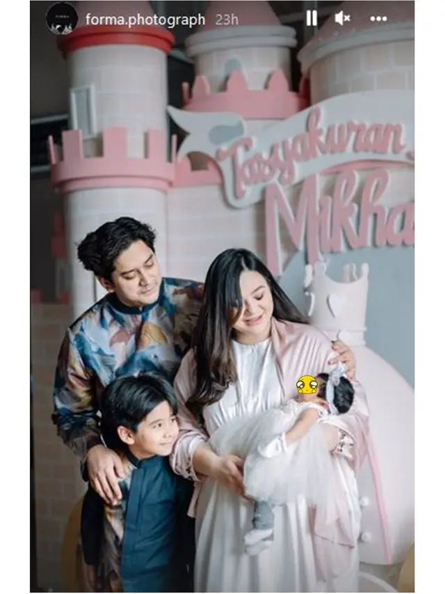 6 Momen Akikah Anak Kedua Eriska Rein, Bertema Istana Princess