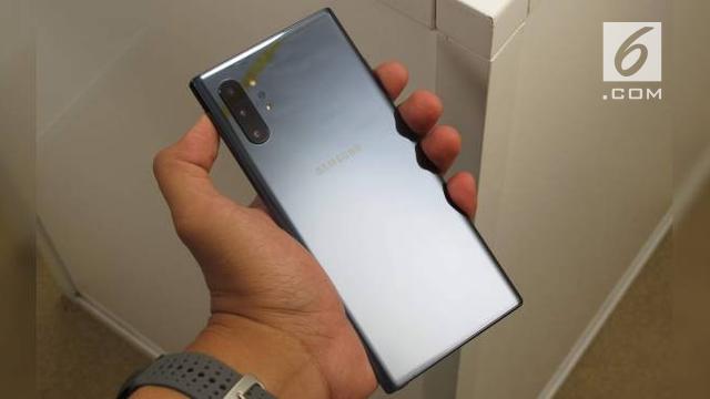 Samsung Galaxy Note 10 Plus. Liputan6.com/Istiarto Sigit Nugroho