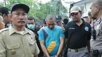 Salah satu bandar sabu diringkus BNN di Medan (Liputan6.com/Reza Efendi).