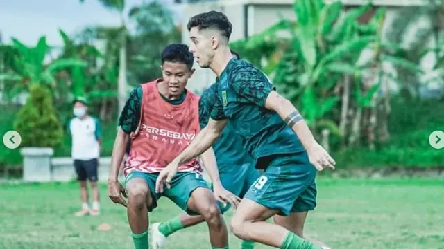6 Momen Latihan Persebaya Jelang Pertandingan Lawan Persela Lamongan