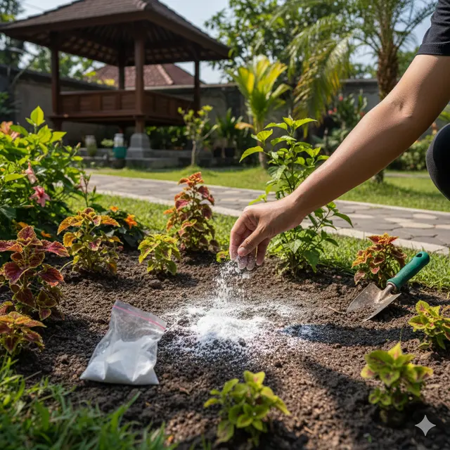 Cara Menghilangkan Bau Kotoran Kucing di Taman (Foto: Gemini AI)