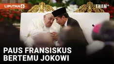Paus Fransiskus Bertemu Joko Widodo di Istana Merdeka Ungkap Harapan akan Kerukunan Umat Beragama