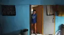 Kondisi bagian belakang kontrakan Ninih di daerah Pejompongan, Jakarta. Foto diambil pada Selasa (9/12/2014). (Liputan6.com/Herman Zakharia)