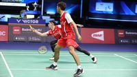 Fajar Alfian/Muhammad Rian Ardianto di Piala Thomas 2022. (PBSI)