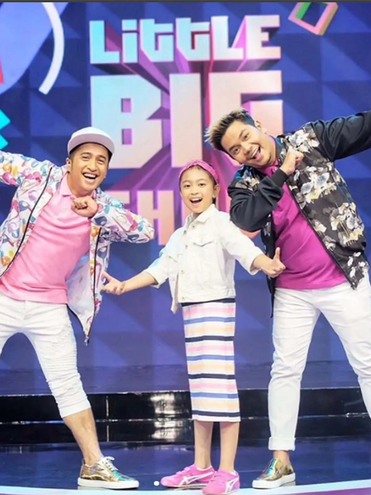 Irfan Hakim dan Indra Bekti menjadi pemandu acara Little Big Show. (Instagram)