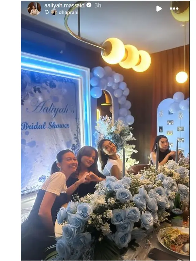 7 Potret Kejutan Bridal Shower Aaliyah Massaid, Ada Yuki Kato hingga Cucu Megawati