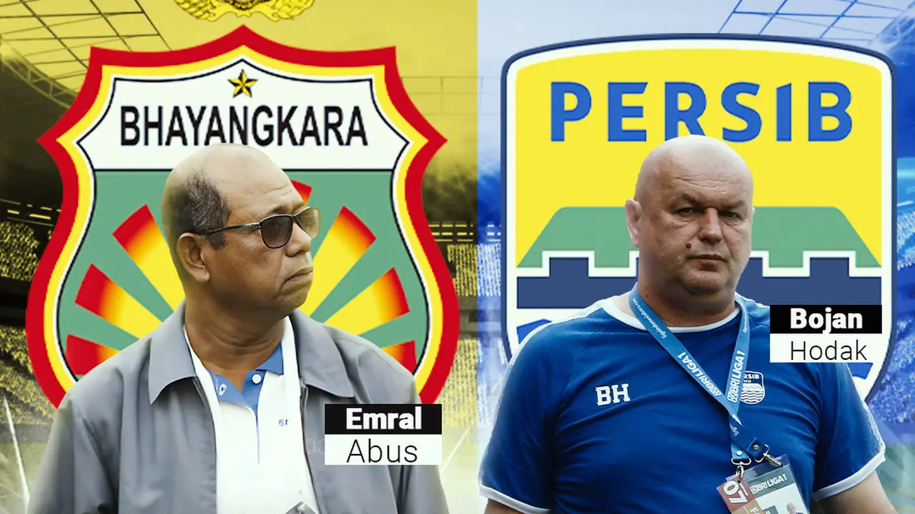 BRI Liga 1 - Duel Pelatih - Bhayangkara FC Vs Persib Bandung